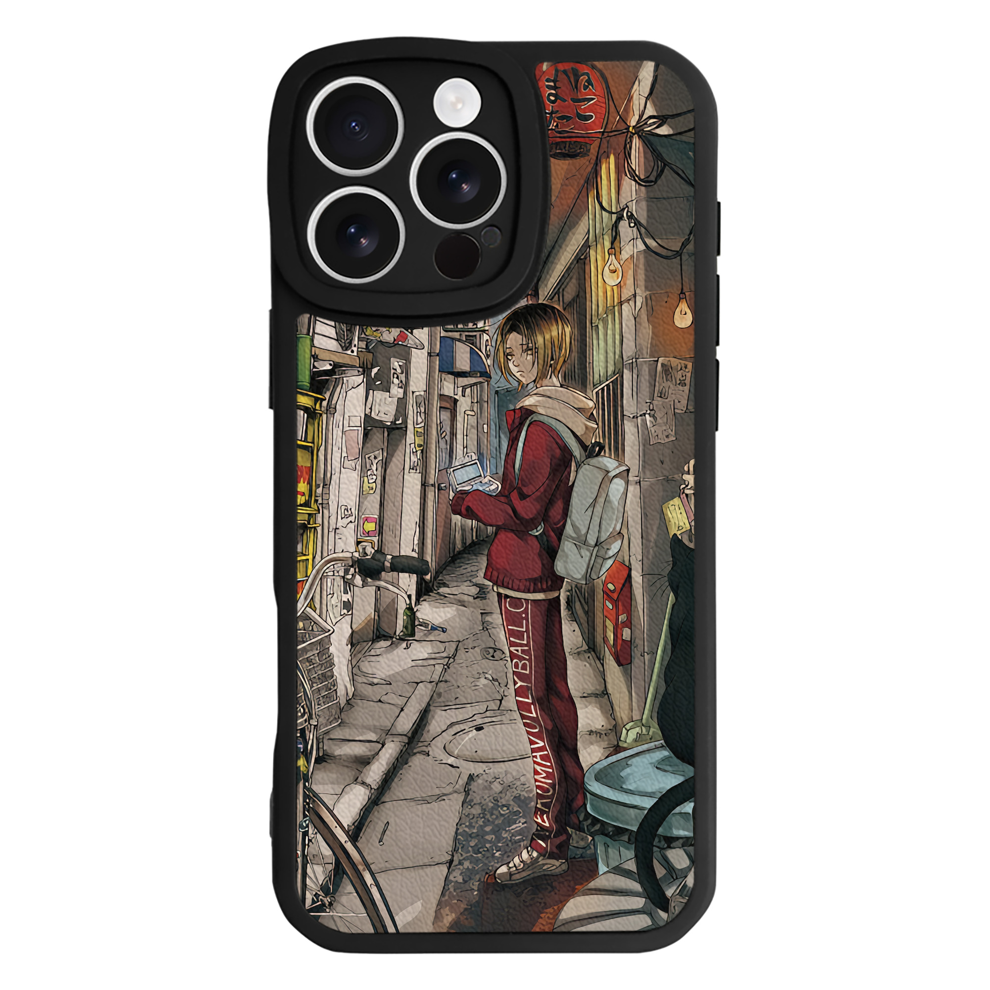 （画像用） ハイキュー!! Haikyu!! 【iPhone 16シリーズ対応】シリコンスマホケース（レザー調） 材質：シリコン